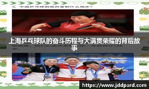 上海乒乓球队的奋斗历程与大满贯荣耀的背后故事